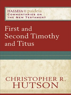 cover image of First and Second Timothy and Titus